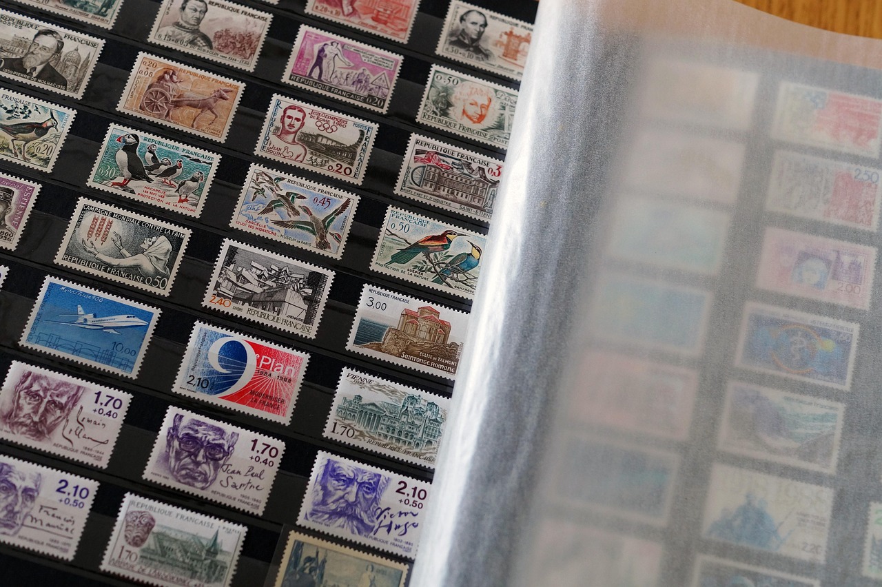 collectible currency and stamps photo